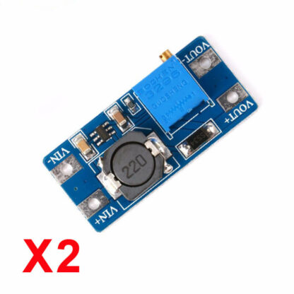 x2 MT3608 2A DC-DC Voltage Step Up Adjustable Boost Converter Module Arduino PI