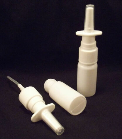 20ml Fine Mist Nasal Spray Pump Bottle (Empty, Refillable)